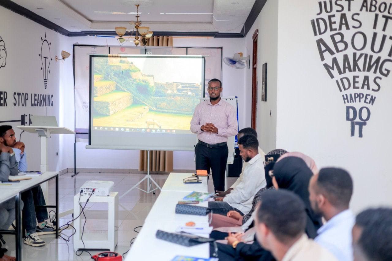 MASAF program participants in training