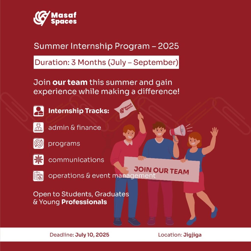 Masaf Spaces Summer Internship Program 2025